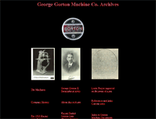 Tablet Screenshot of gorton-machine.org